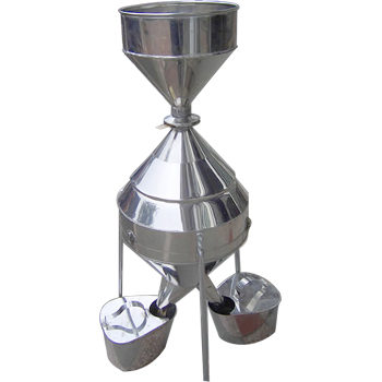 不銹鋼鐘鼎式分樣器 大、中型